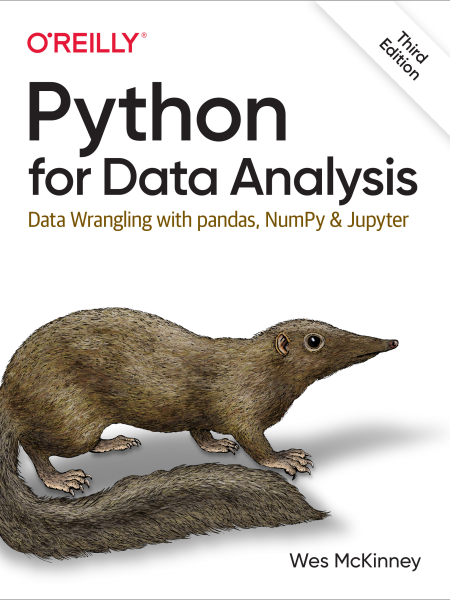 Python for Data Analysis by Wes McKinney